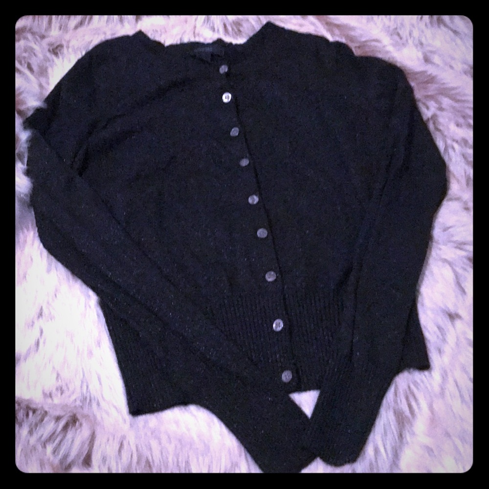 Cardigan with silver glitter